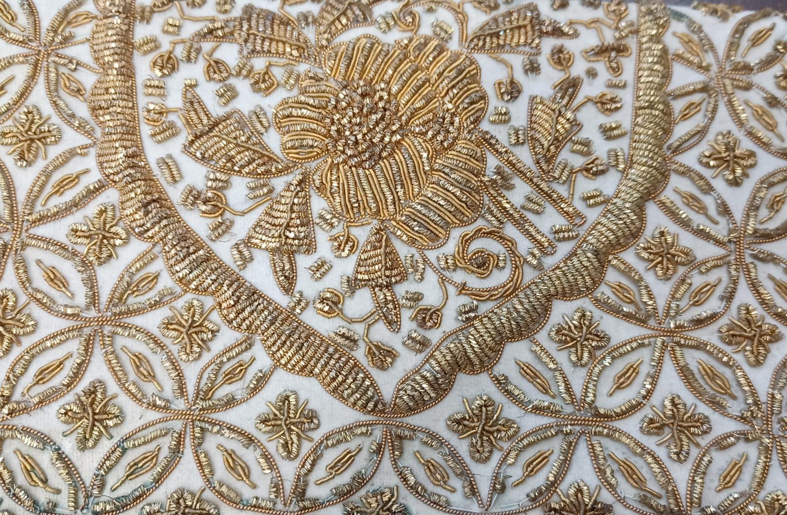 Gold Beaded Handbag