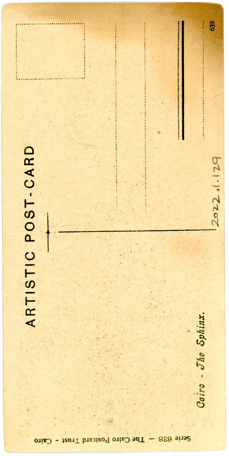 Postcard Back
