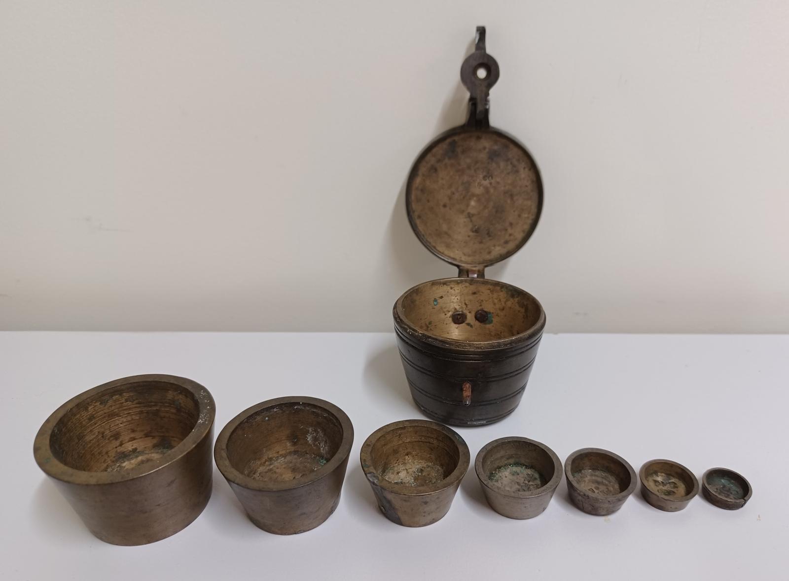Brass Weights in Case