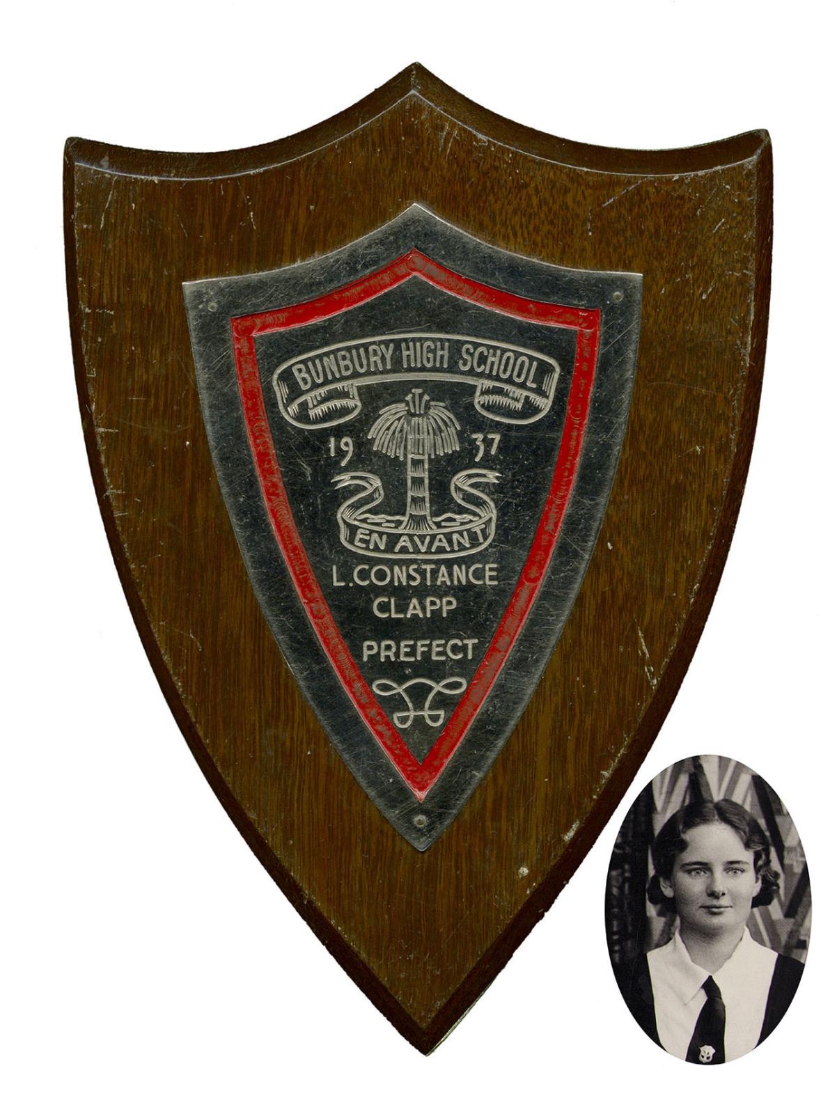 Lena Constance (Connie) Clapp - 1937 BHS Prefect
