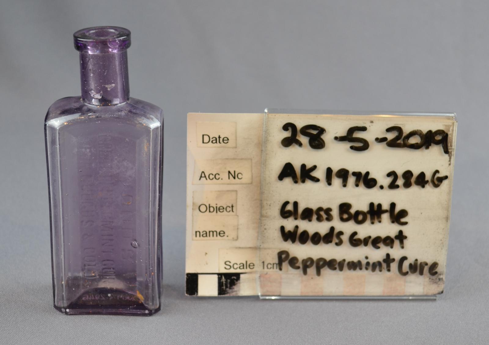 Glass Bottle Woods Great Peppermint Cure