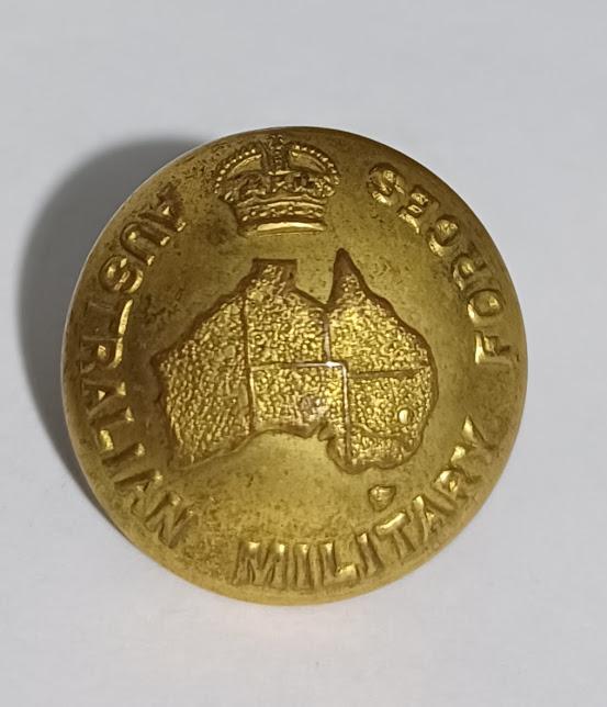 AMF brass button- front
