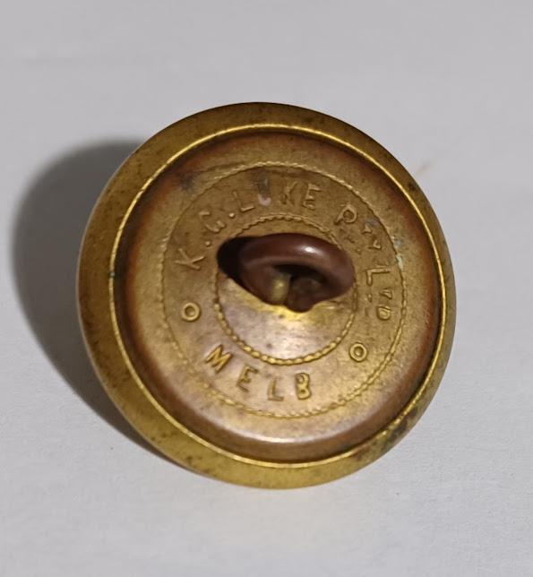 AMF brass button- back
