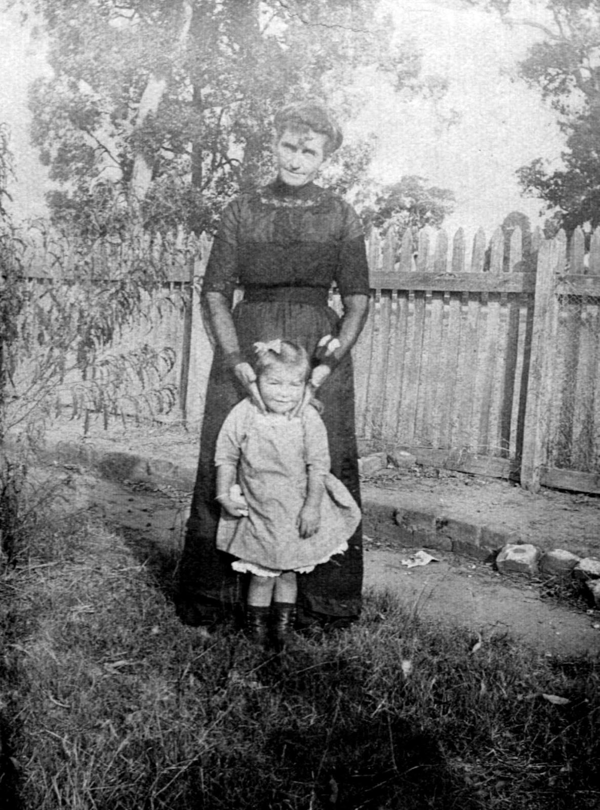 Ms. H Briggs and her daughter.