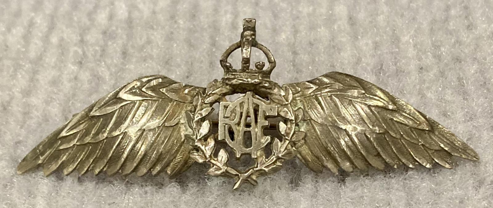 Royal Canadian Air Force sterling silver sweetheart brooch - 1