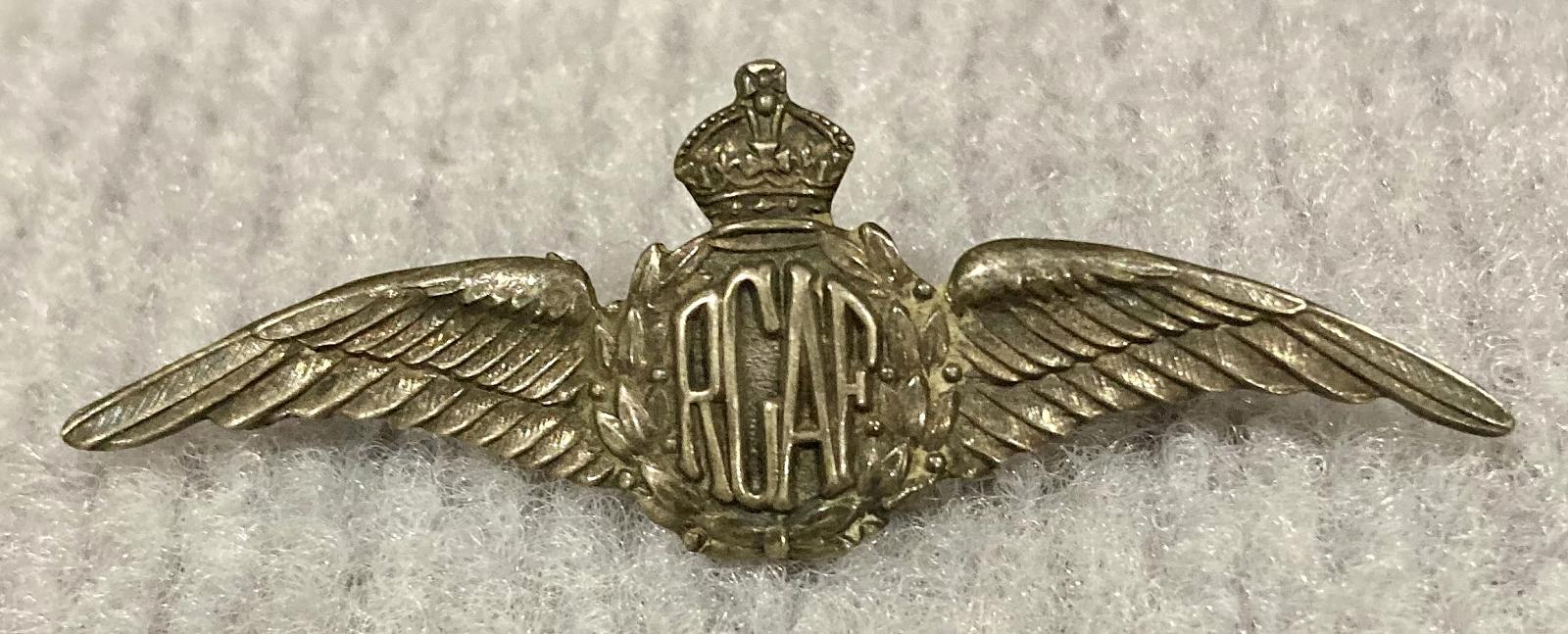 Royal Canadian Air Force sterling silver sweetheart brooch - 2