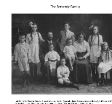 A family posed for a photo