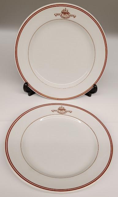 "The Ship Hotel" dinner plates