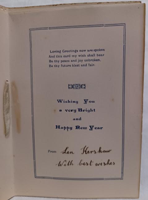 Inside of Greeting Card