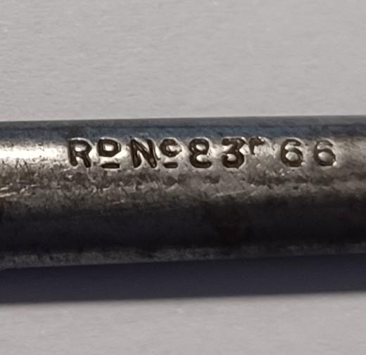 Crochet Hook inscription