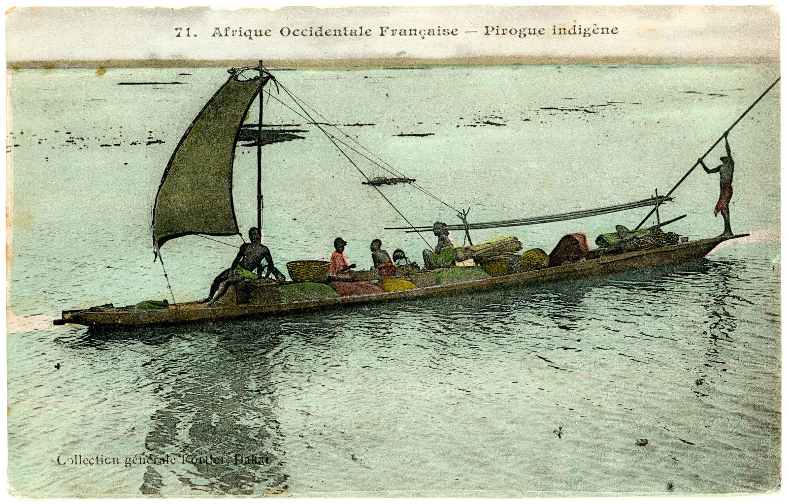 First World War Postcard ‘Afrique Occidentale Francaise’ sent to Miss Vera VERGE