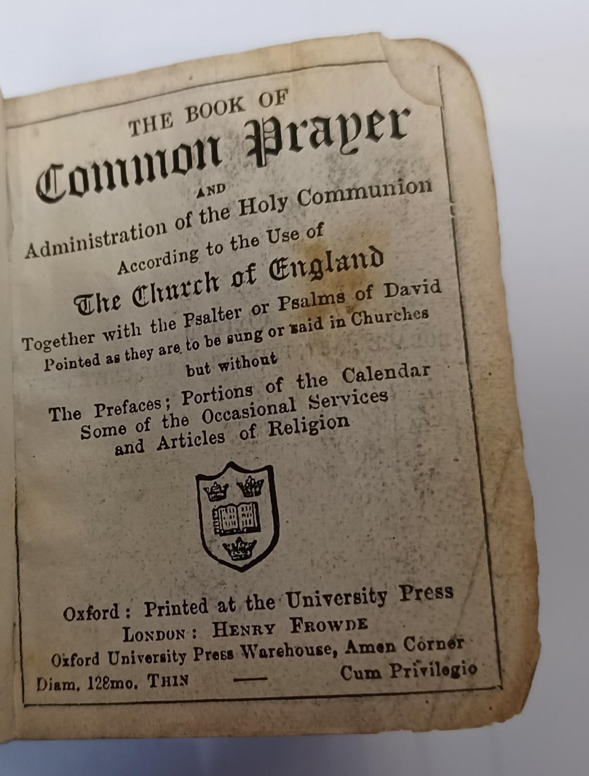 Common Prayer - Hymns A&M