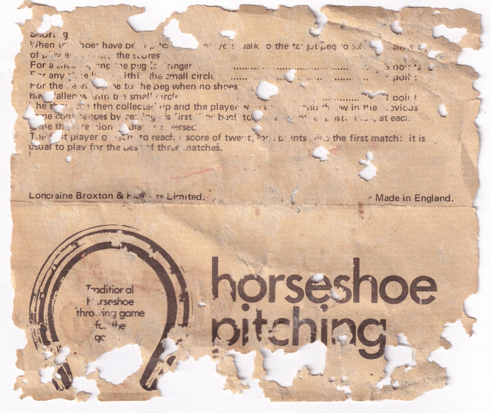 Horseshoe Pitching - instructions pge1