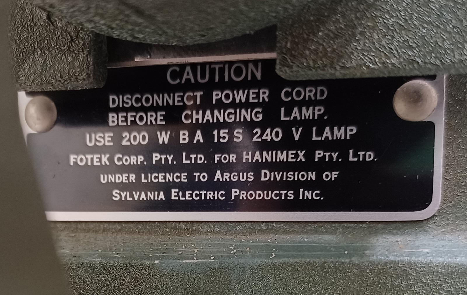 Projector - "Argus 200"