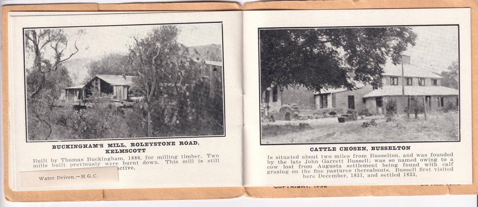 Booklet - "Historical Places of WA" (pge13)