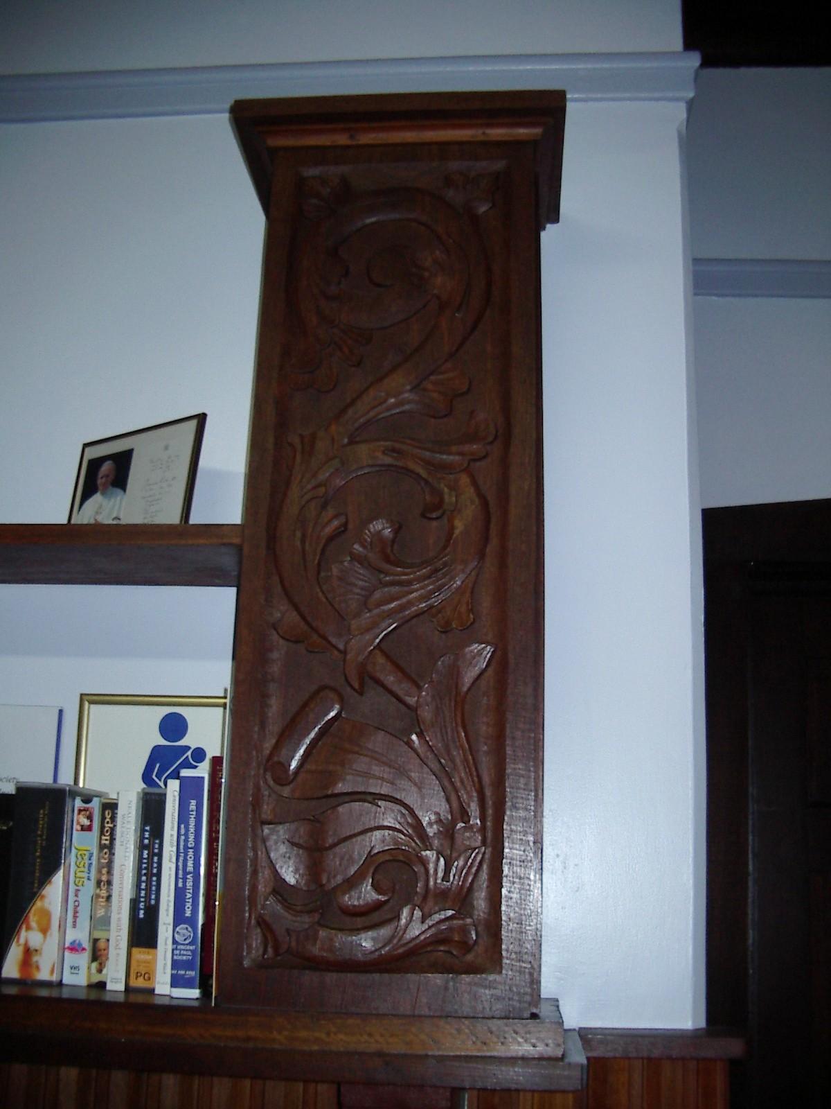 Clair Layman carving