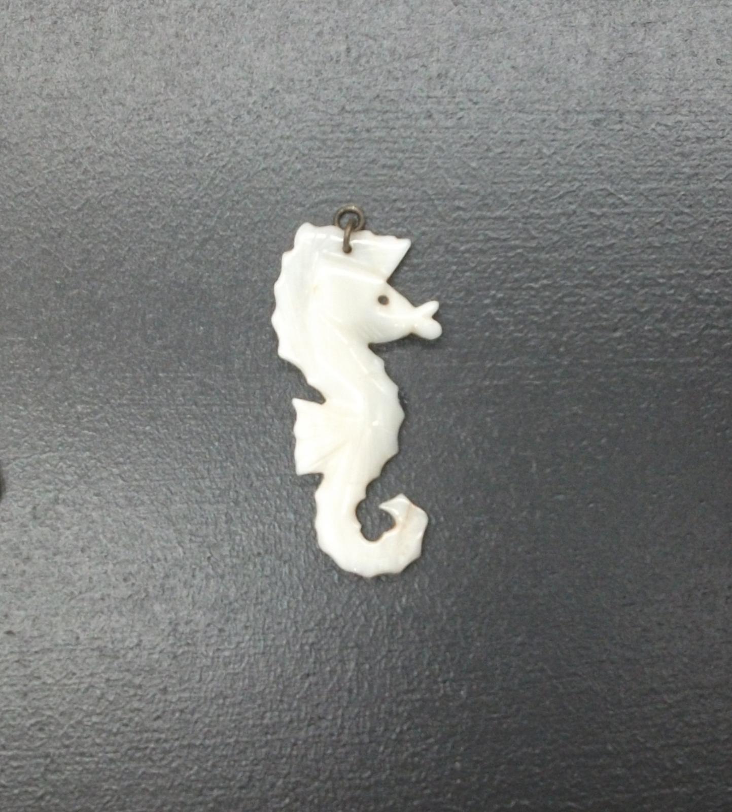 Carved seahorse