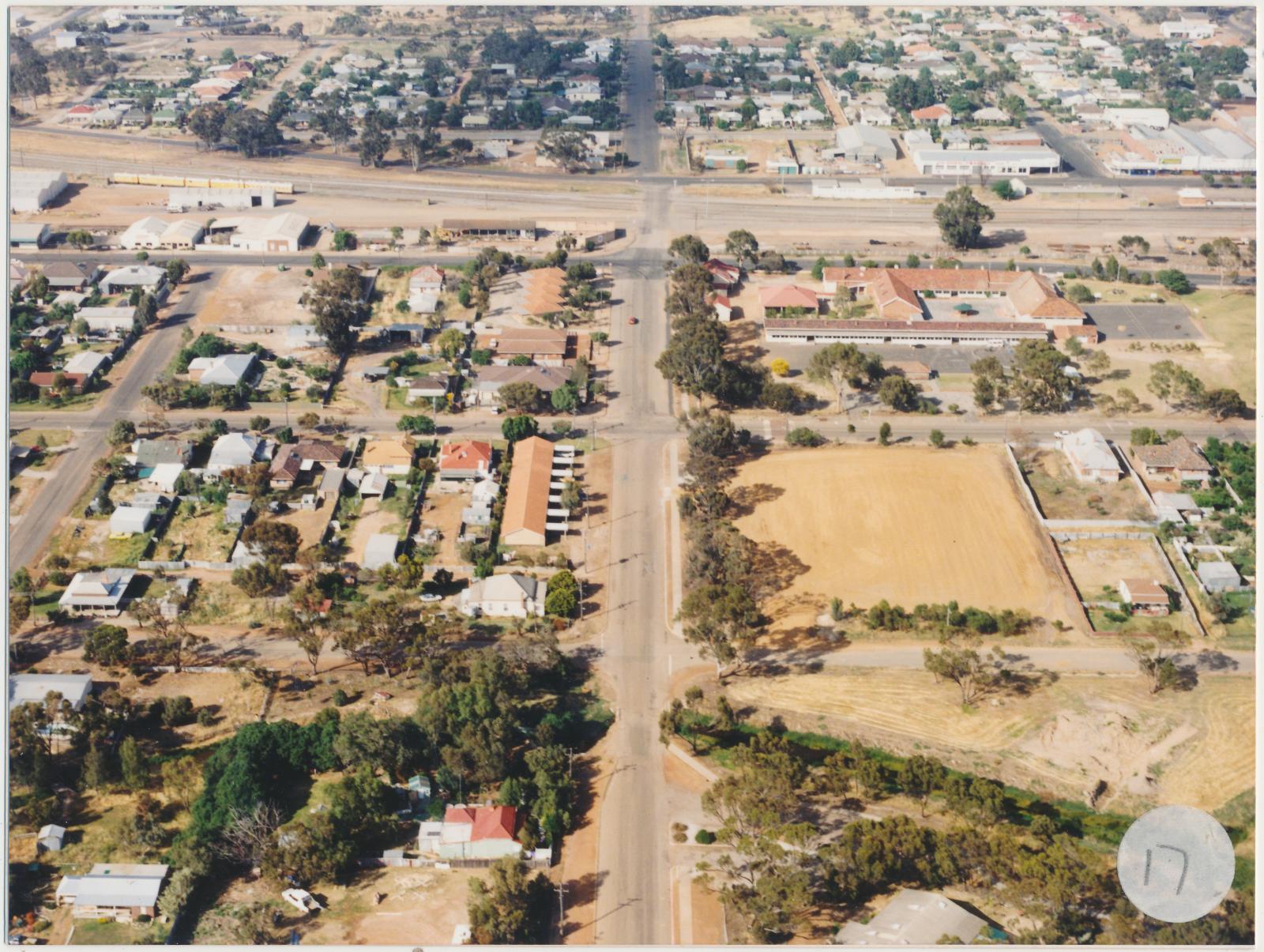 Back of photograph of Aerial Photograph of Katanning