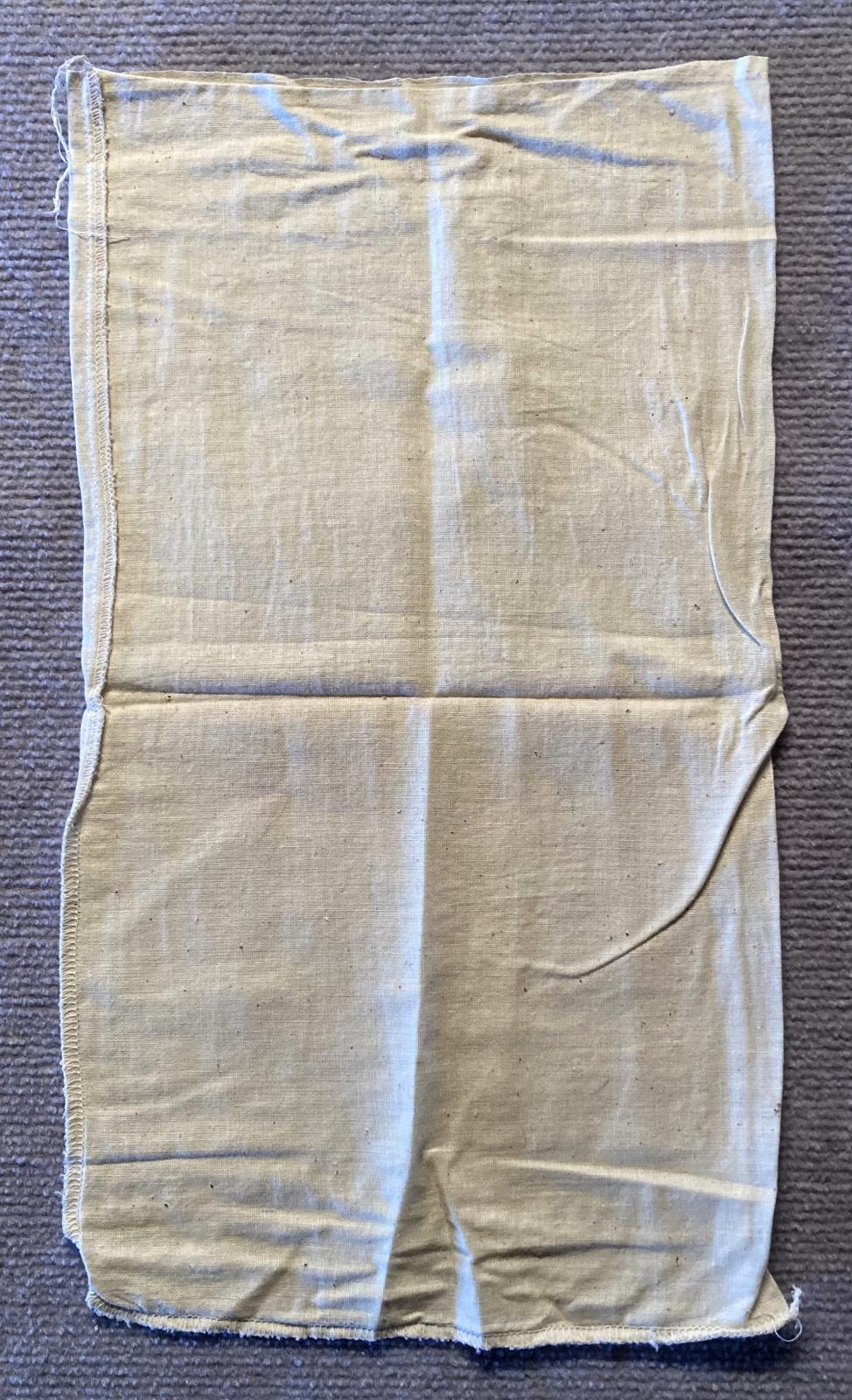 Reverse of Australian Red Cross Society fabric collection bag
