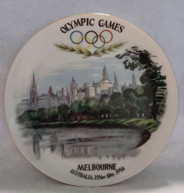 Olympic Games 1956 plate
