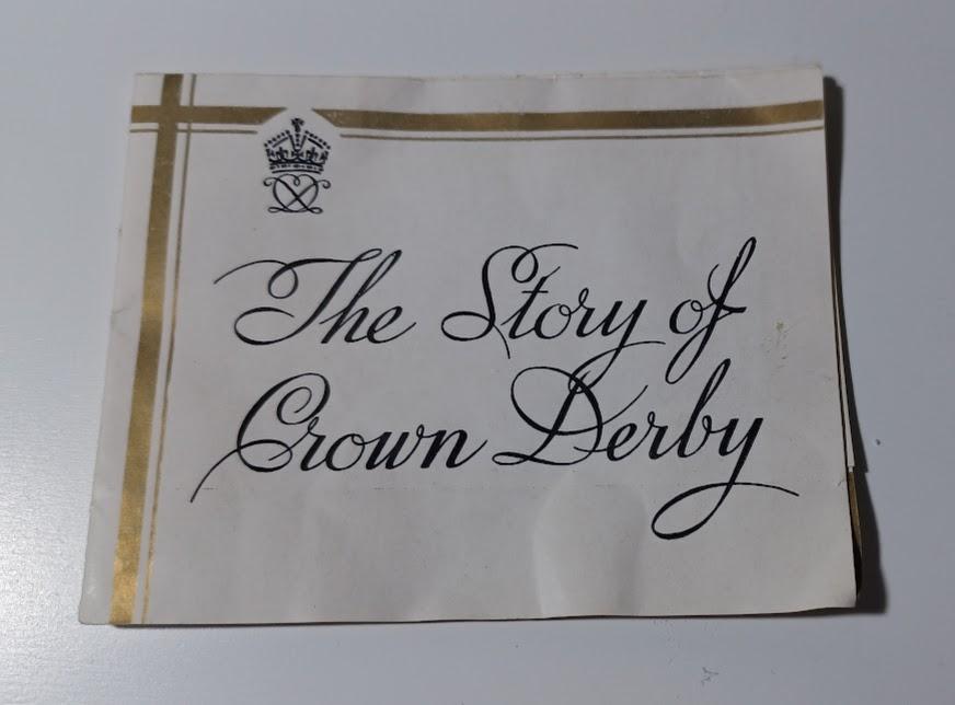 Royal Crown Derby China leaflet pge1