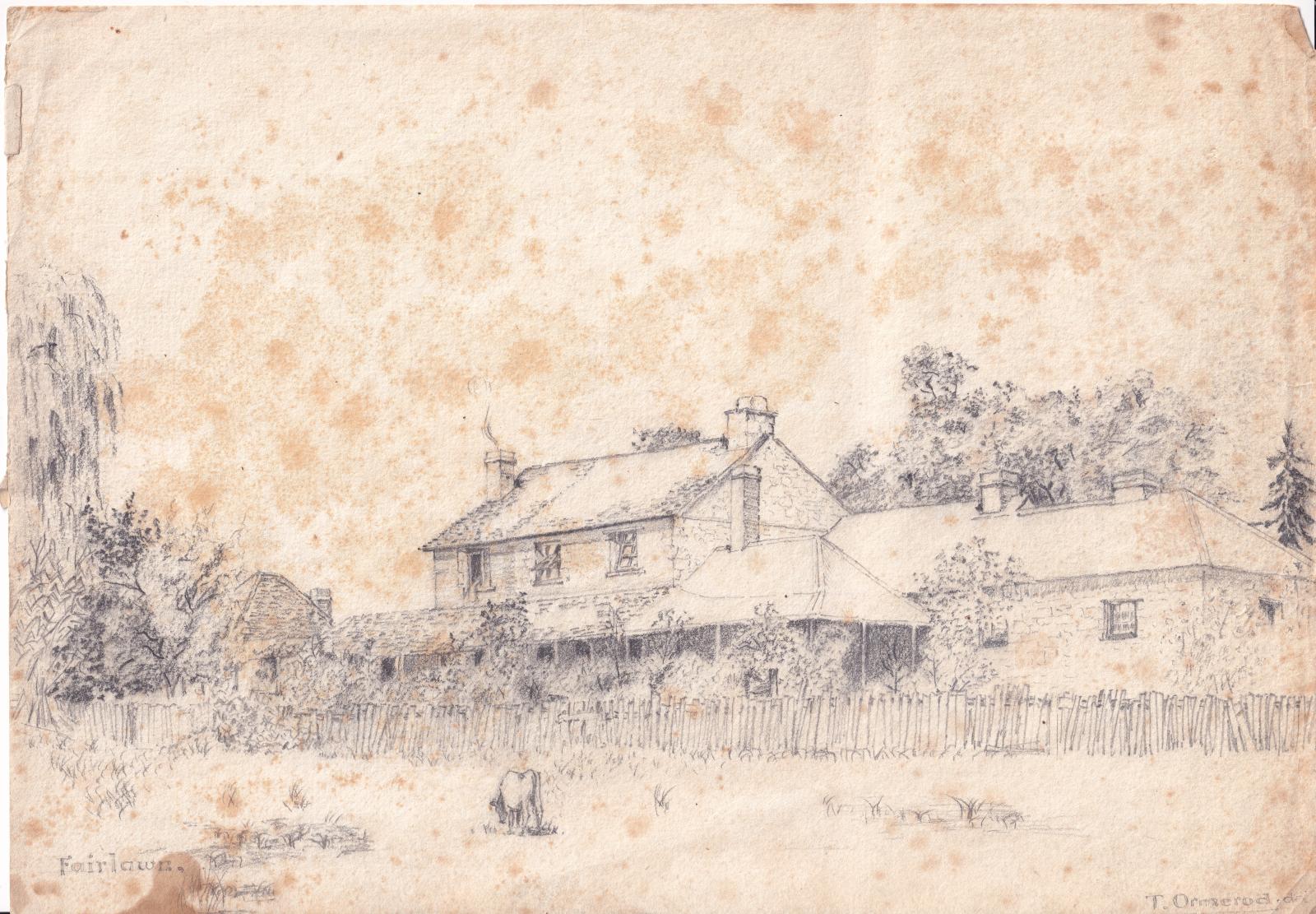 Sketch "Fairlawn" (front)