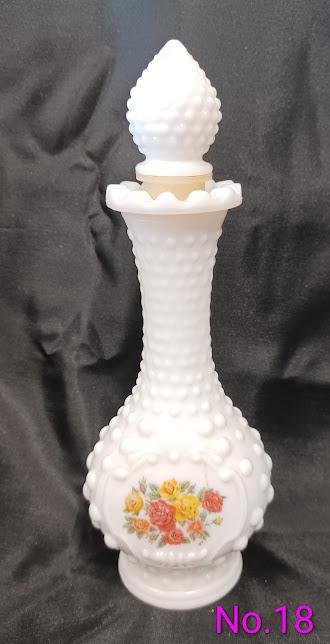 Avon - hobnail perfume bottle