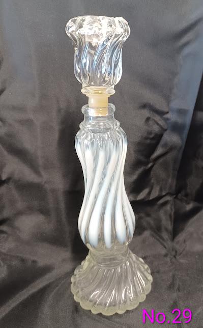 Avon - candlestick perfume bottle