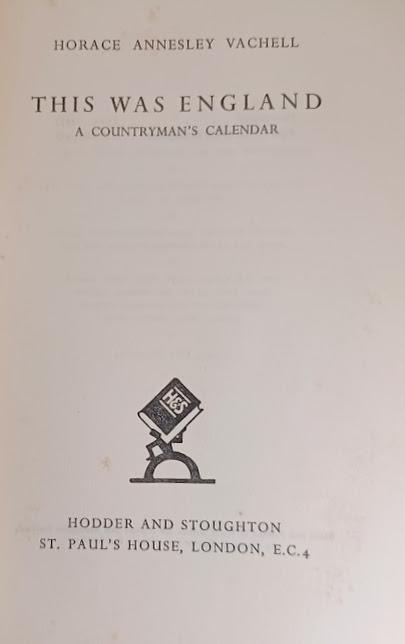 "This Was England" book - owned by J Yates (inside cover)