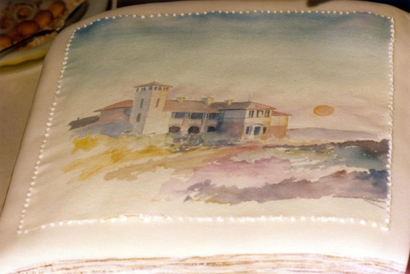 60th Anniversary Birthday Cake