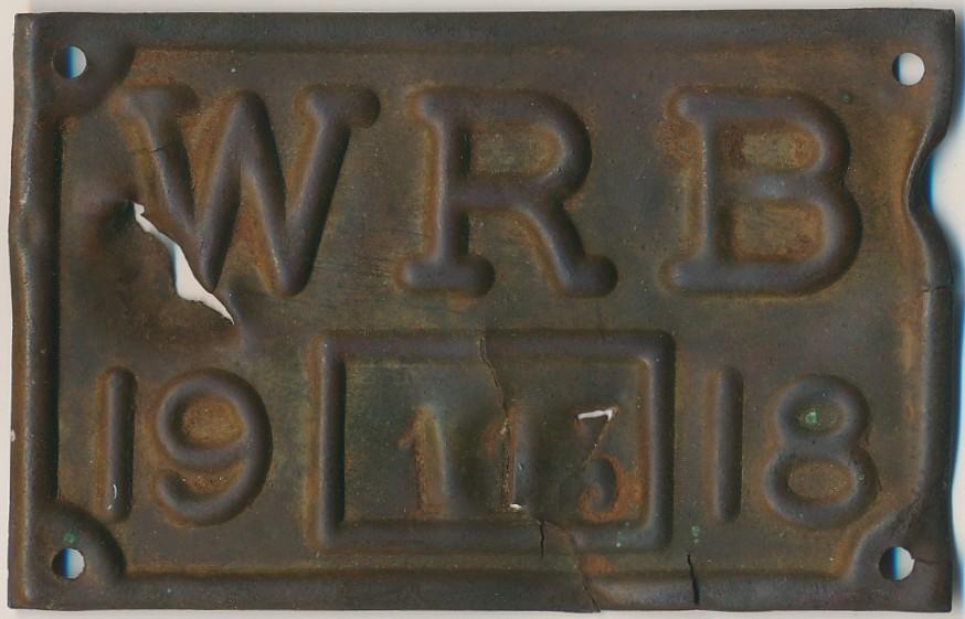 Front of Licence Plate
