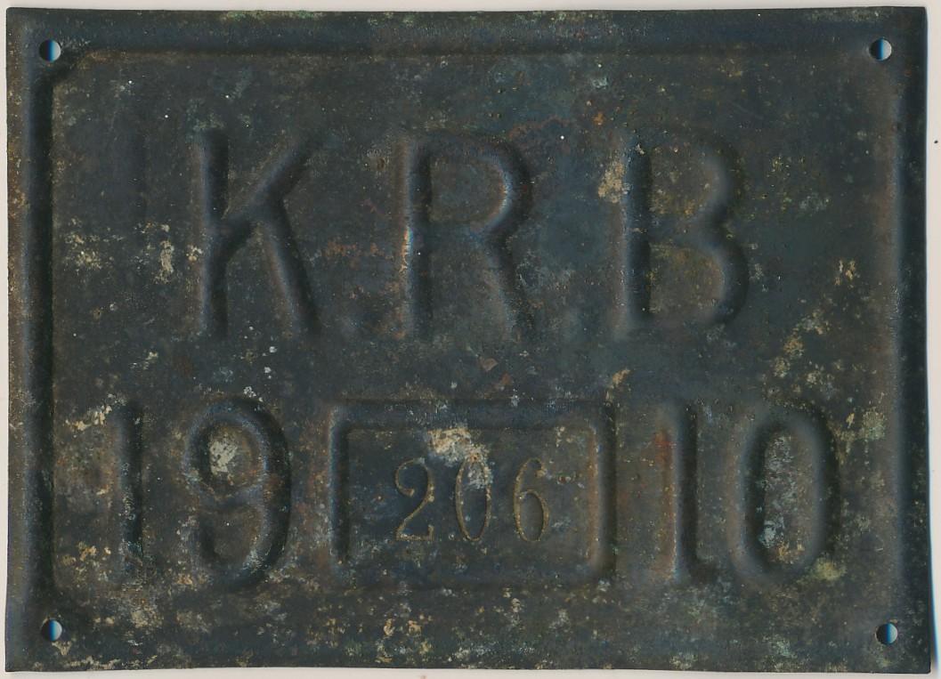 Front of Licence Plate
