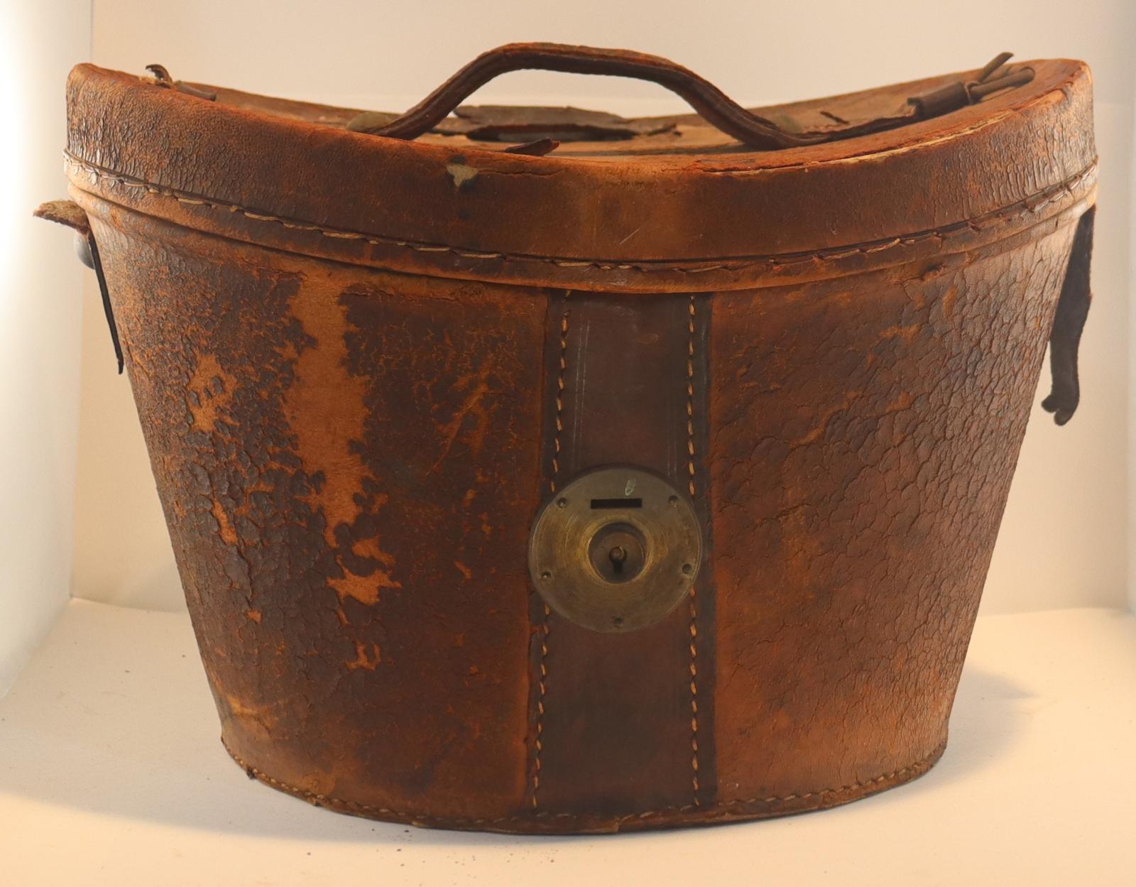 Front of William Keith Adam's Top Hat Box