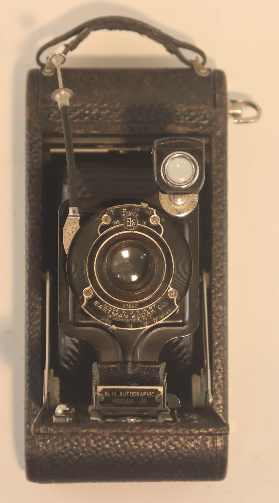 Front view of Folding Autographic Brownie Camera