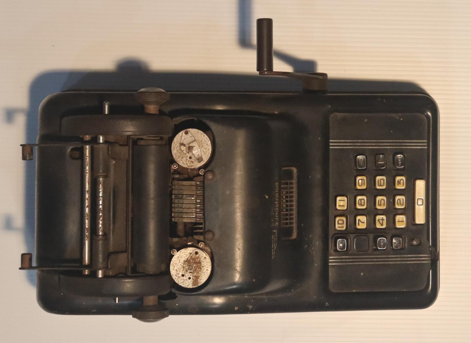 Top view of Sundstrand Adding Machine