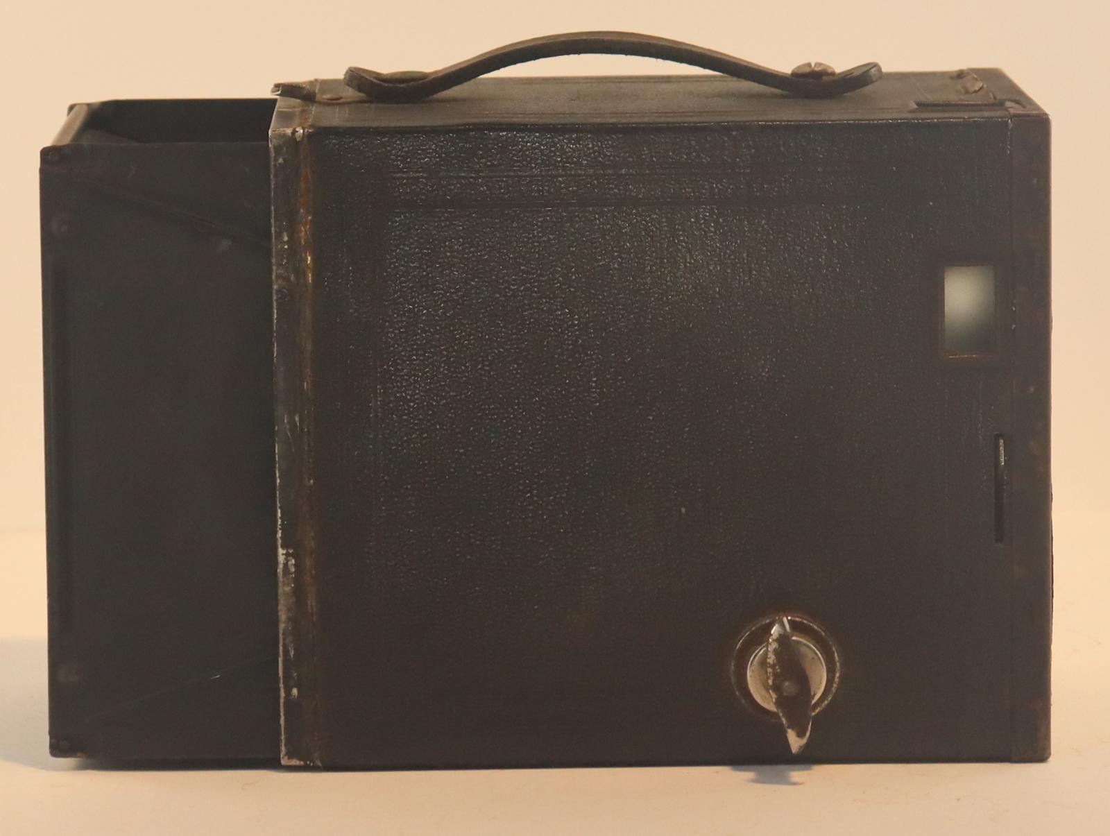 Side view of half open Brownie Camera