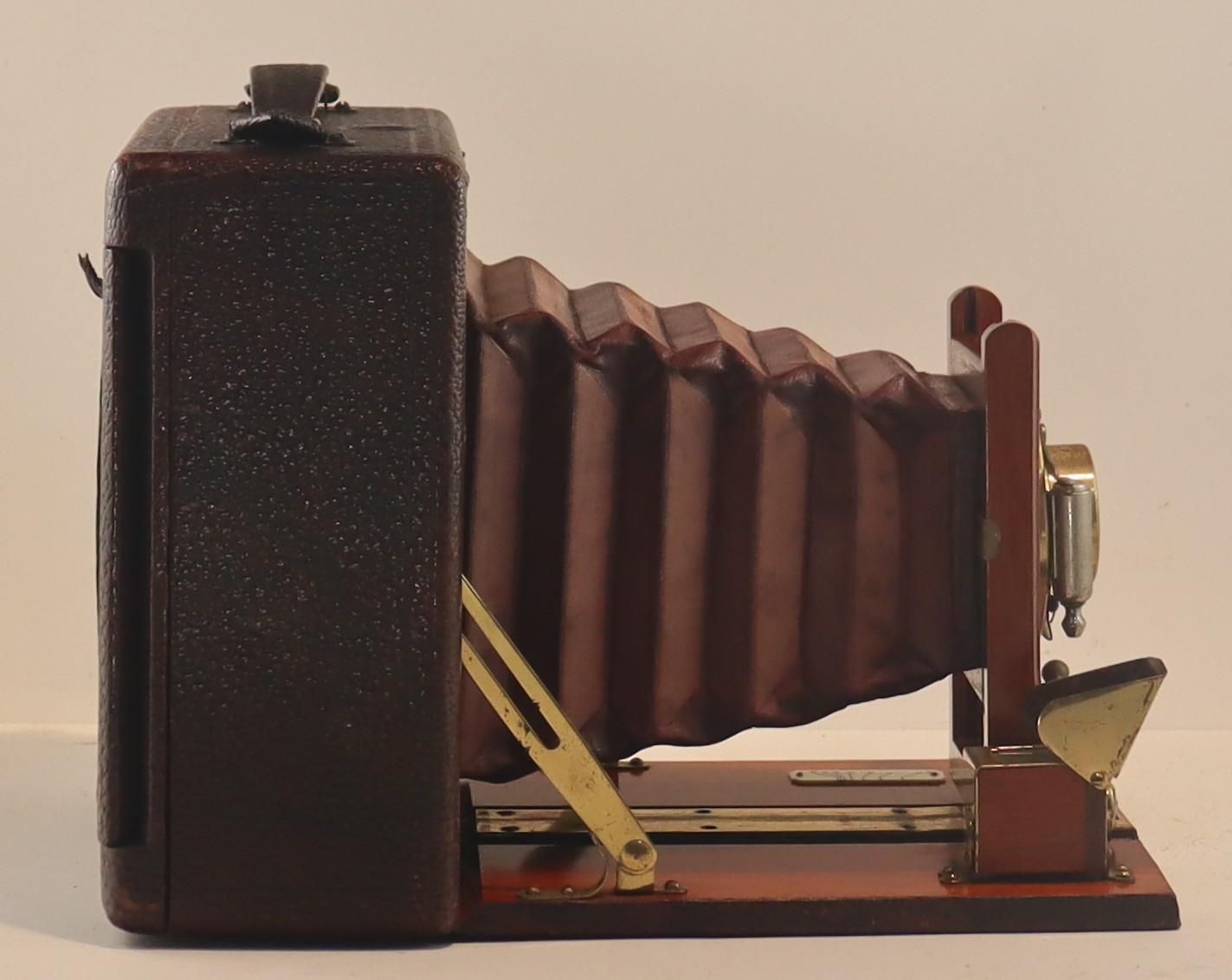 Side view of full extension of Century Company Camera