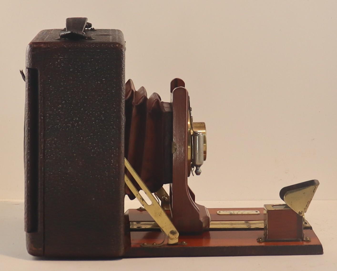 Side view of half extension of Century Company Camera