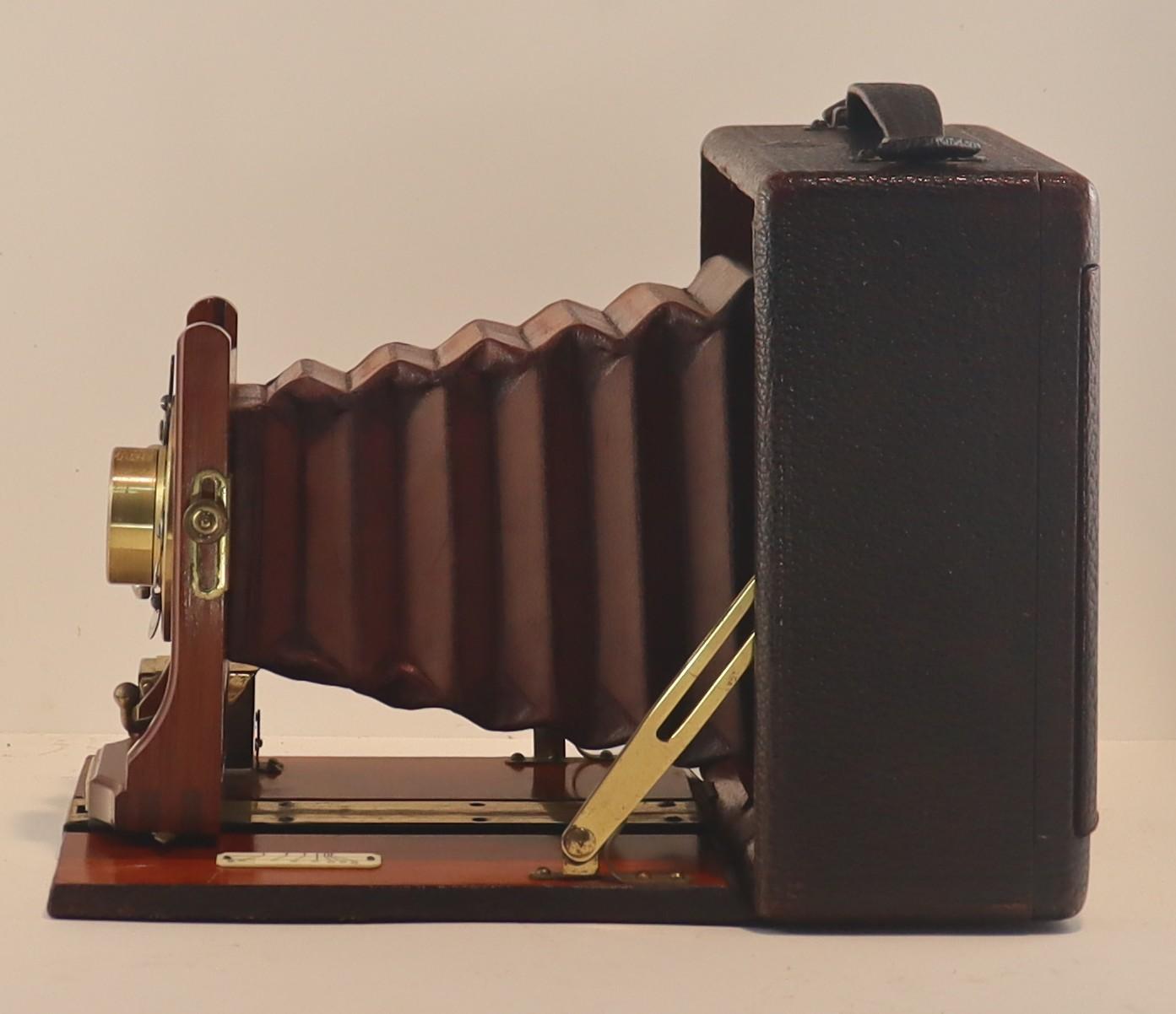 Left side view of full extension of Century Company Camera