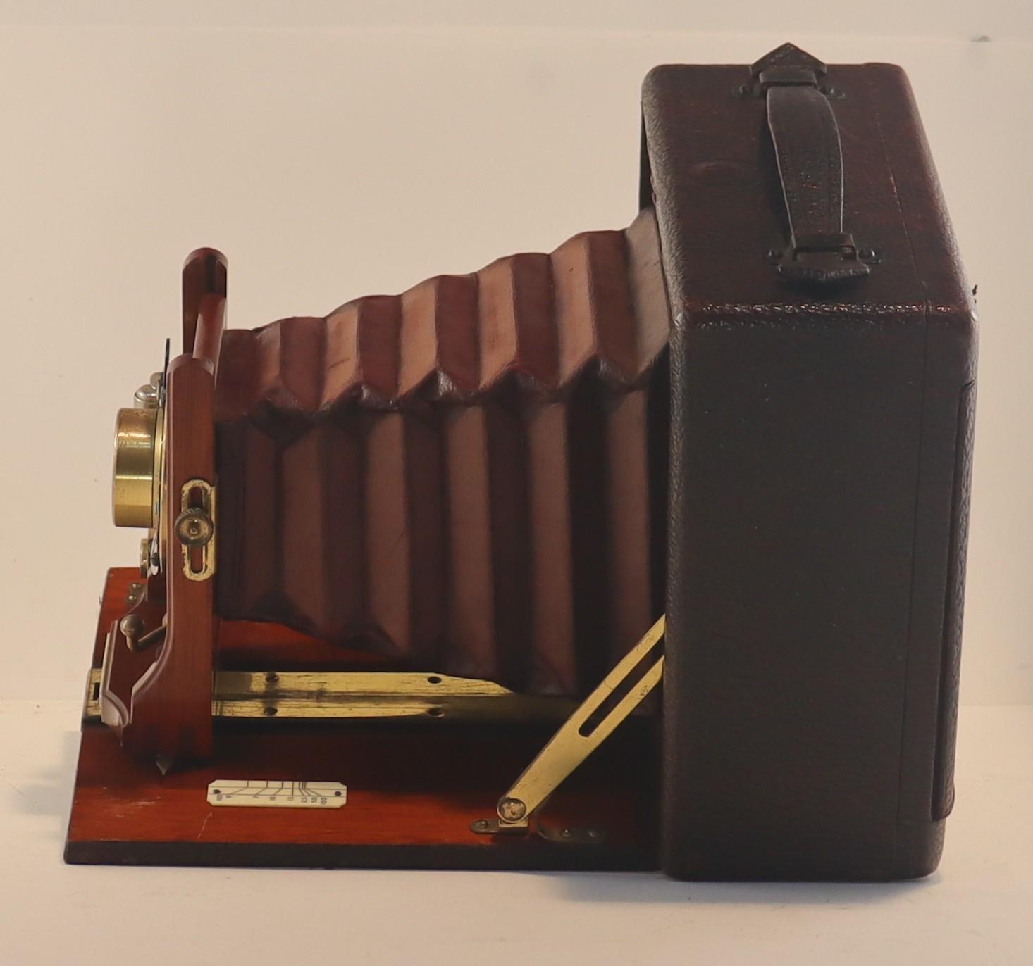 Left side view of full extension of Century Company Camera