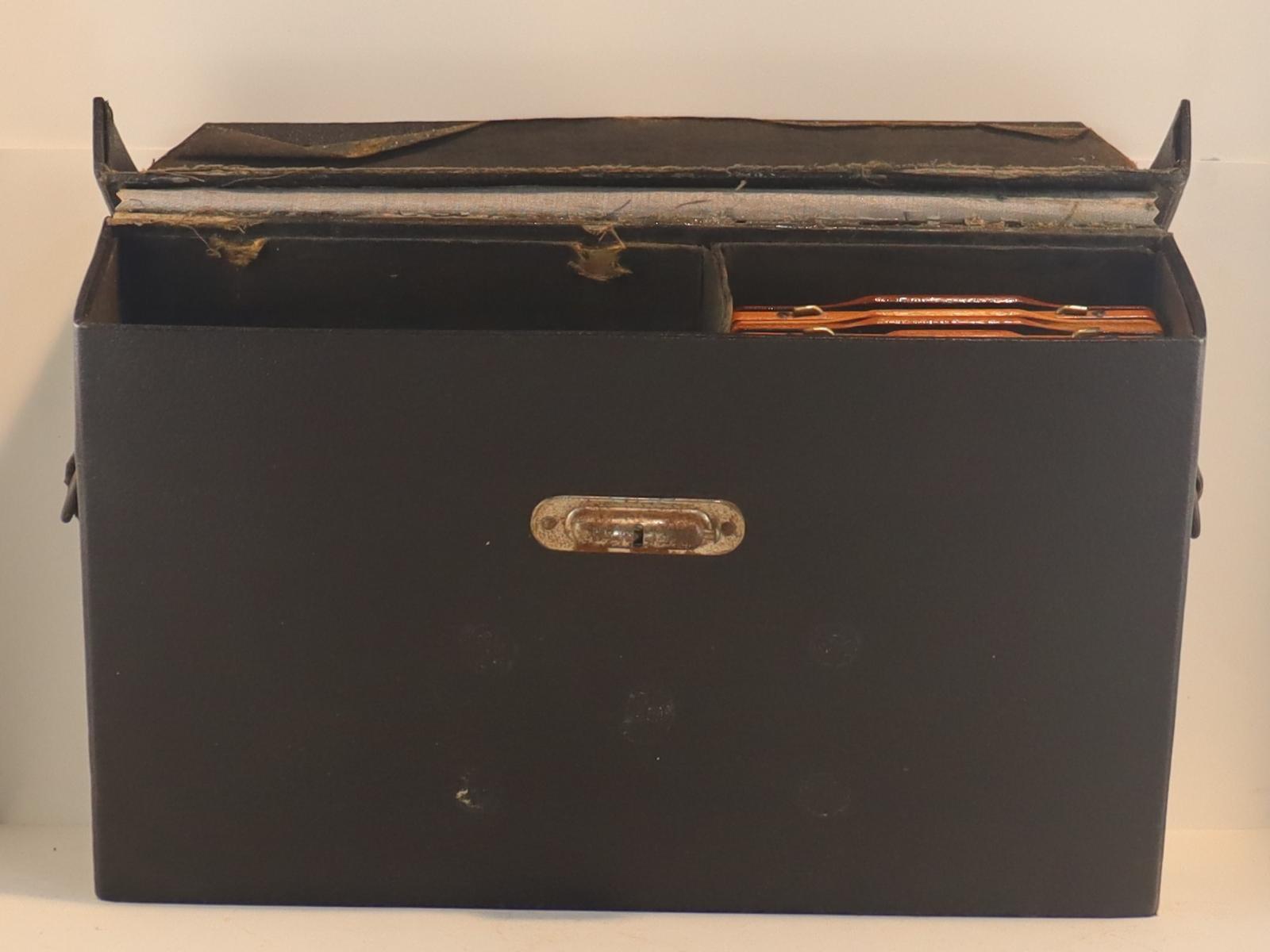Front open view of Century Company Camera Case