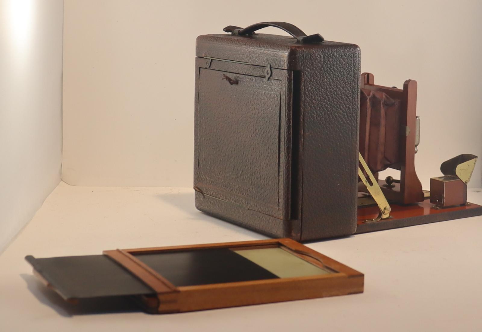 Photographic plate and closed back of Century Company Camera