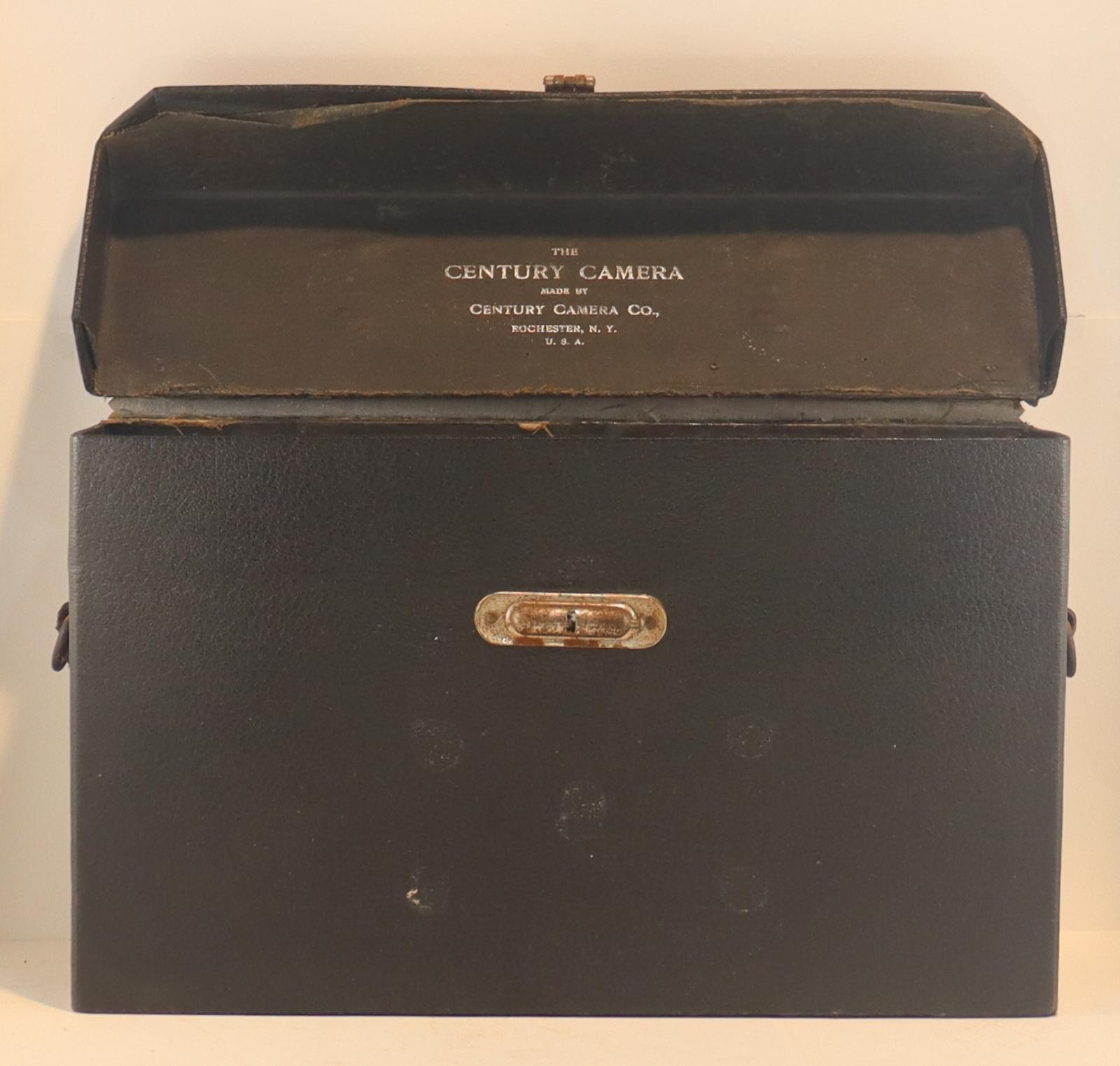 Open view of Century Company Camera Case