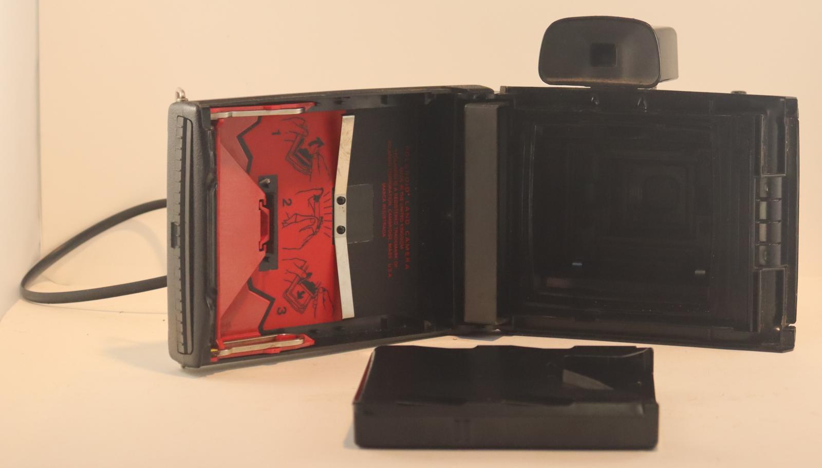 Back open view of Polaroid Colorpack 80 Camera