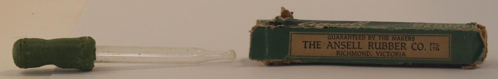 Side view of Ansell Hygiene Dropper and Box