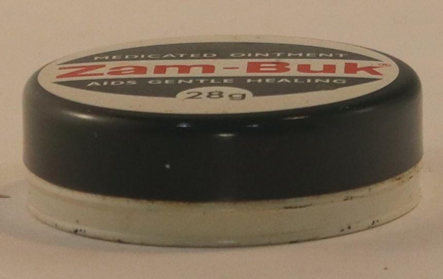 Side view of Zam-Buk Ointment tin