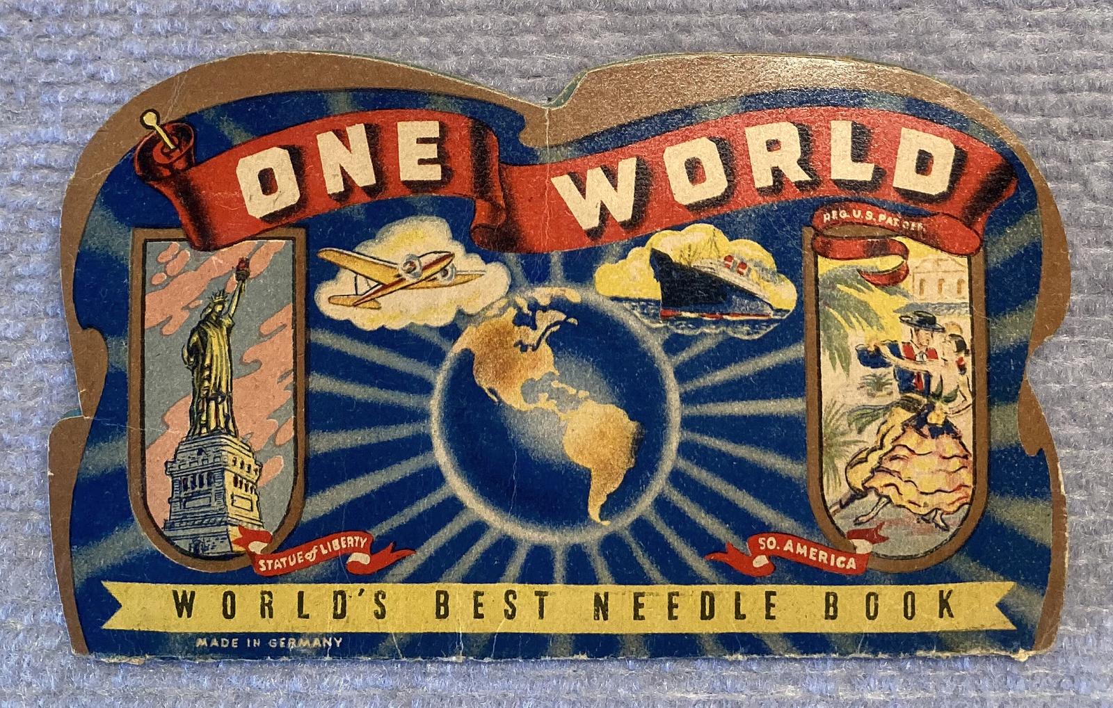 Back cover of One World - World's Best Needle Book