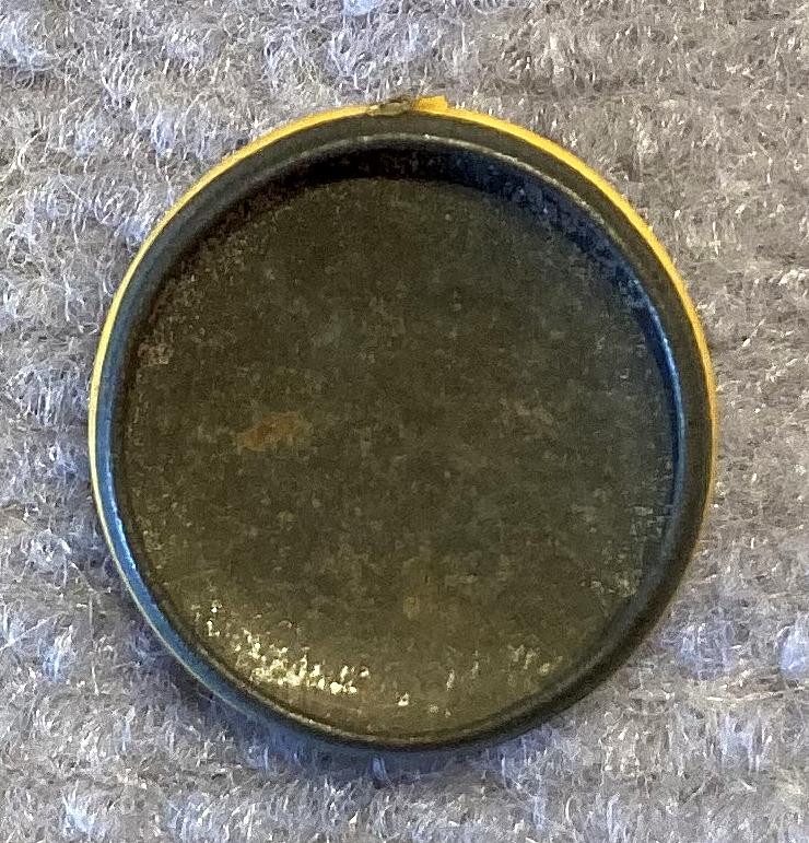 Reverse of WWII era fundraising badge/button - 'Penny-a-plane' - Squadron Leader