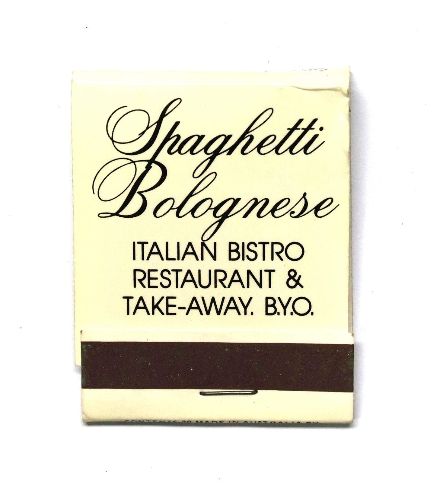 The front of the matchbook has a brown igniting panel. 