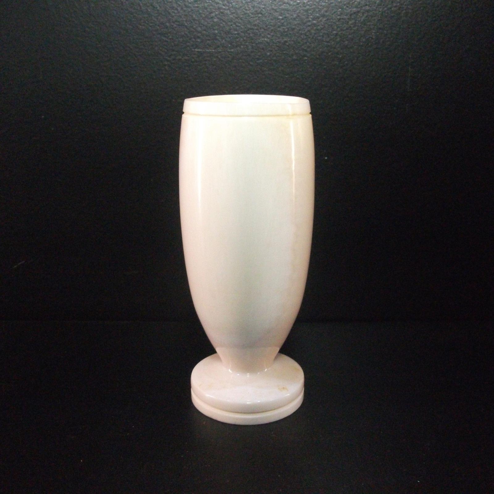 Turned ivory cup made from sperm whale tooth